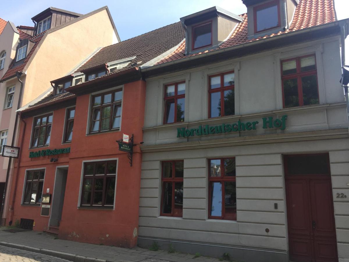 Norddeutscher Hof Stralsund Esterno foto